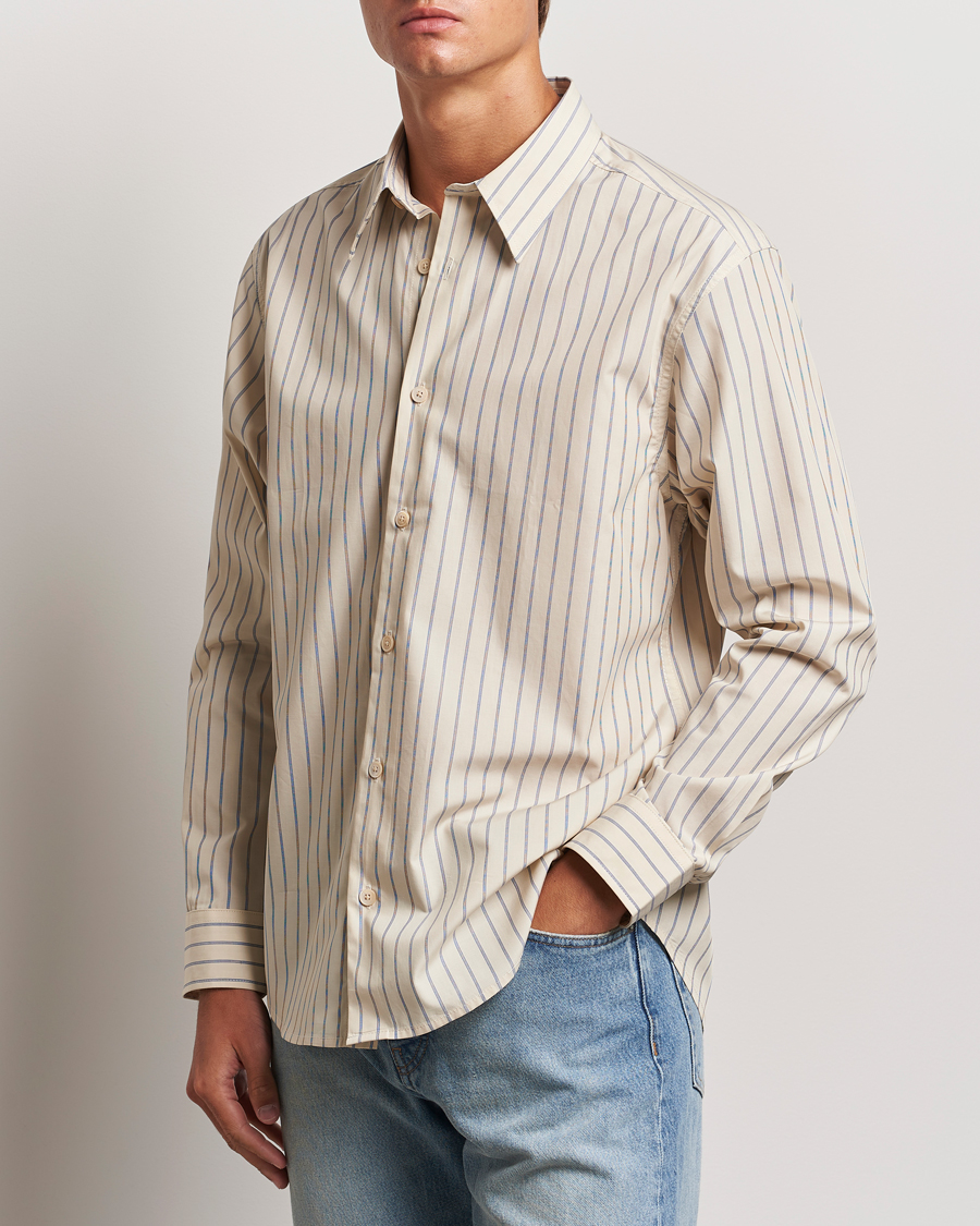 Homme |  | NN07 | Quinsy Striped Shirt Khaki