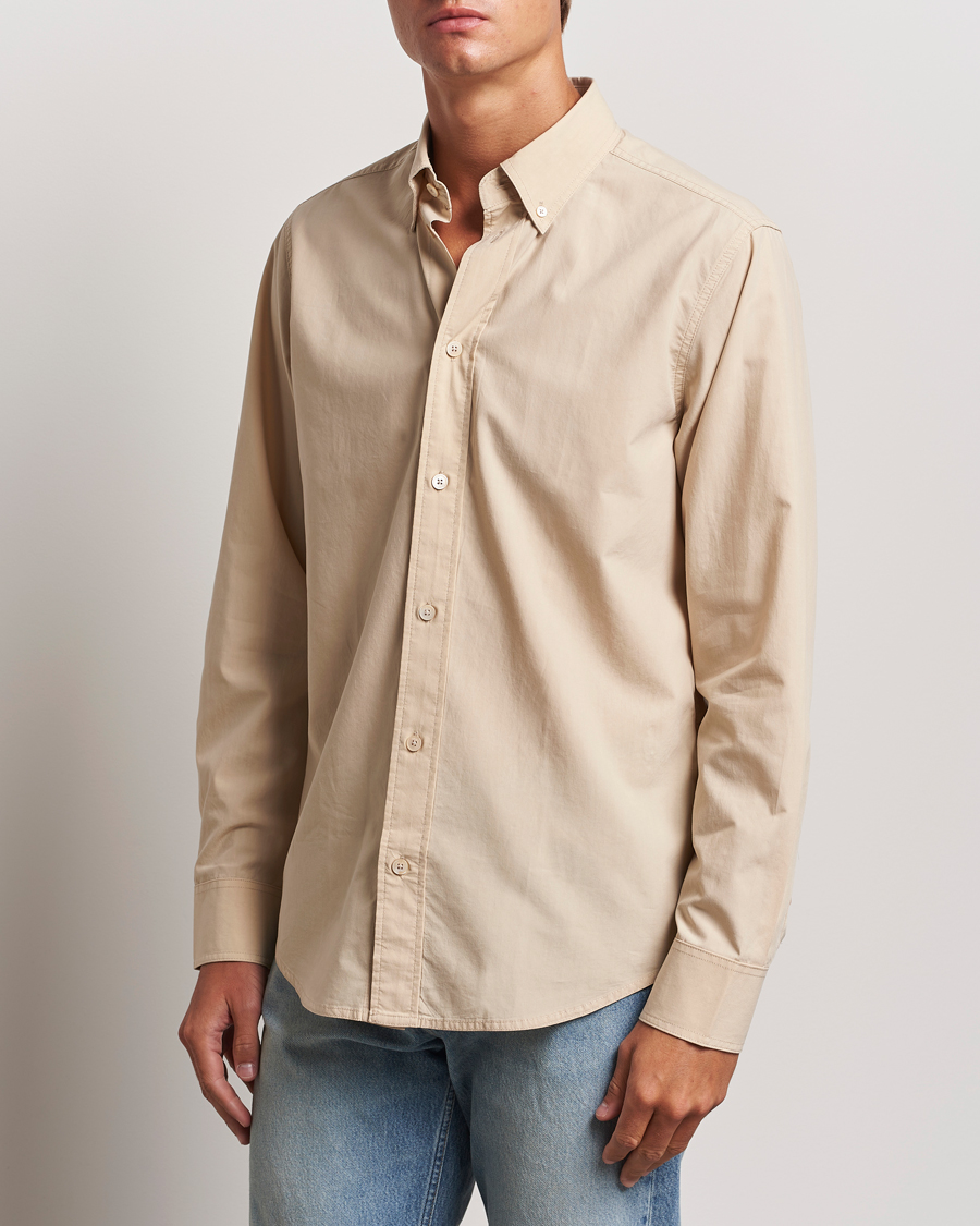 Homme |  | NN07 | Colby Lyocell/Cotton Button Down Shirt White Peppar