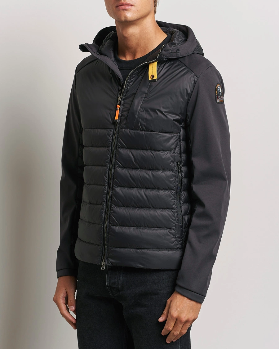 Homme |  | Parajumpers | Kinari Hybrid Hooded Jacket Black