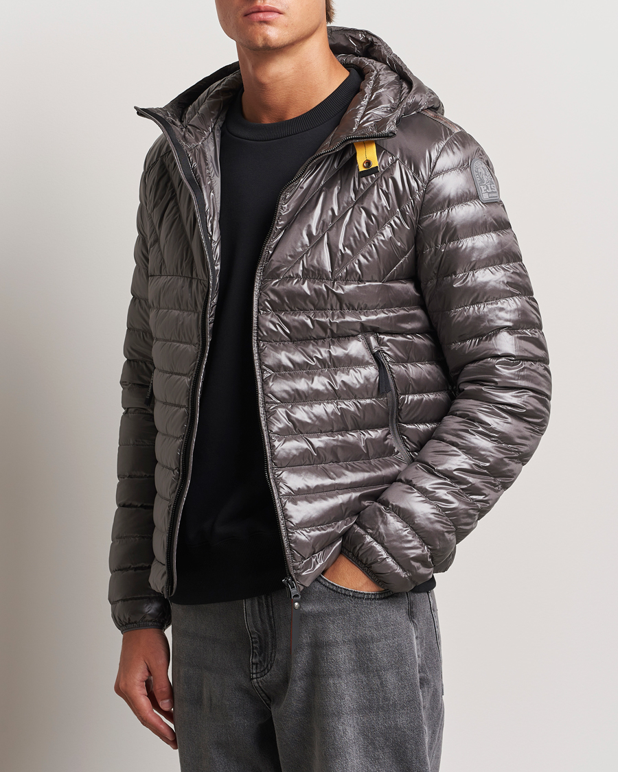 Homme |  | Parajumpers | Miroku Techno Puffer Hodded Jacket Rock