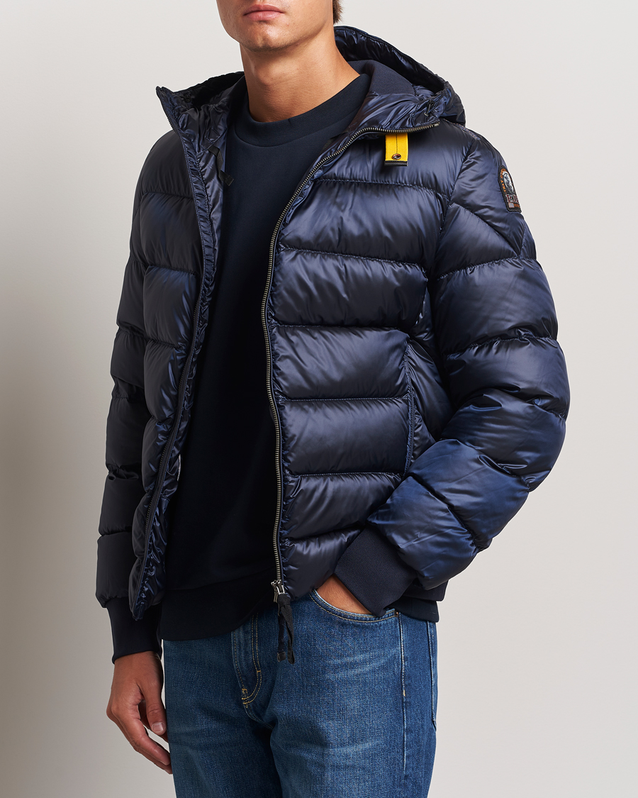 Homme |  | Parajumpers | Pharrell Sheen High Gloss Jacket Blue Navy