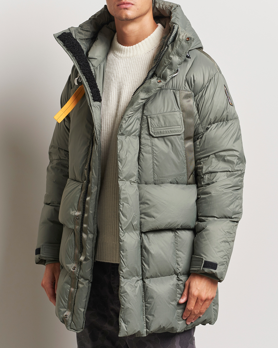 Homme |  | Parajumpers | Bold Ripstop Polar Puffer Parka Thyme Green