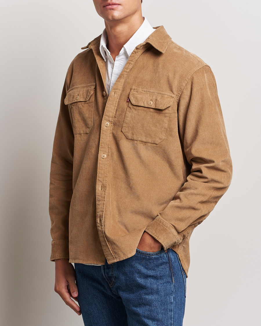 Homme | American Heritage | Levi\'s | Jackson Corduroy Worker Shirt Ermine Brown
