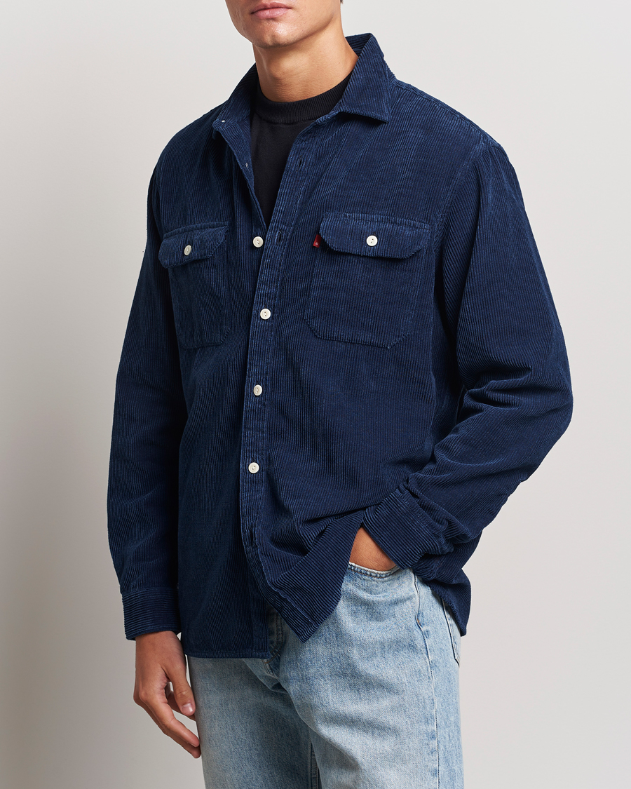 Homme | American Heritage | Levi\'s | Jackson Corduroy Worker Shirt Enzo Vintage Indigo