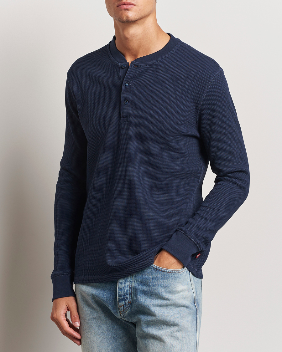 Homme |  | Levi\'s | Thermal Henley Navy Blazer