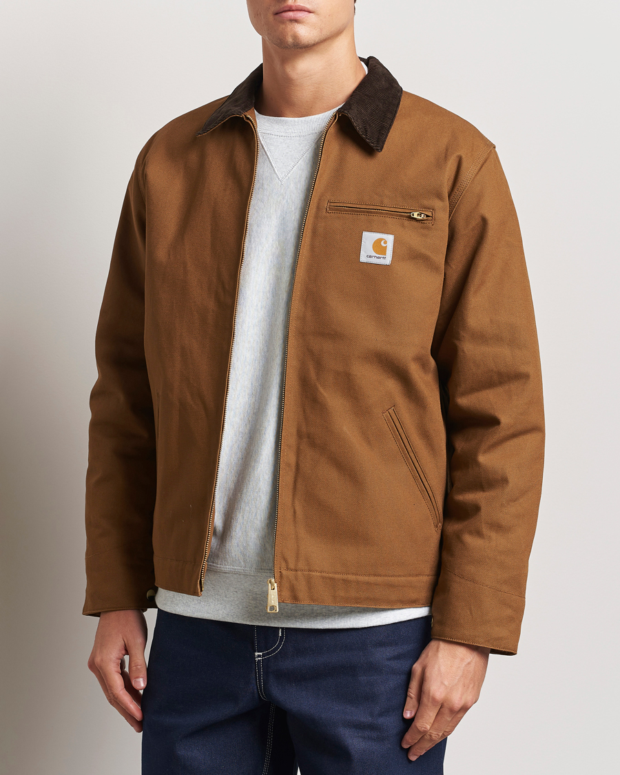 Homme |  | Carhartt WIP | Detroit Jacket Dearborn Canvas Hamilton Brown