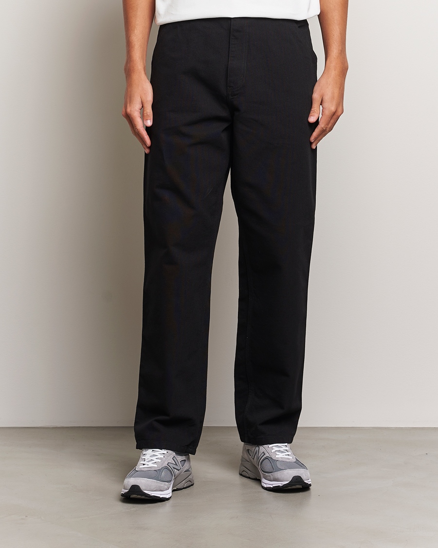 Homme | Carhartt WIP | Carhartt WIP | Single Knee Pants Dearborn Canvas Black