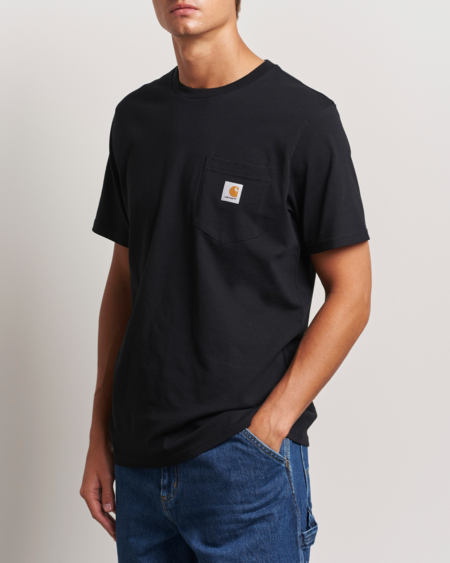 Homme |  | Carhartt WIP | Pocket Cotton T-Shirt Black