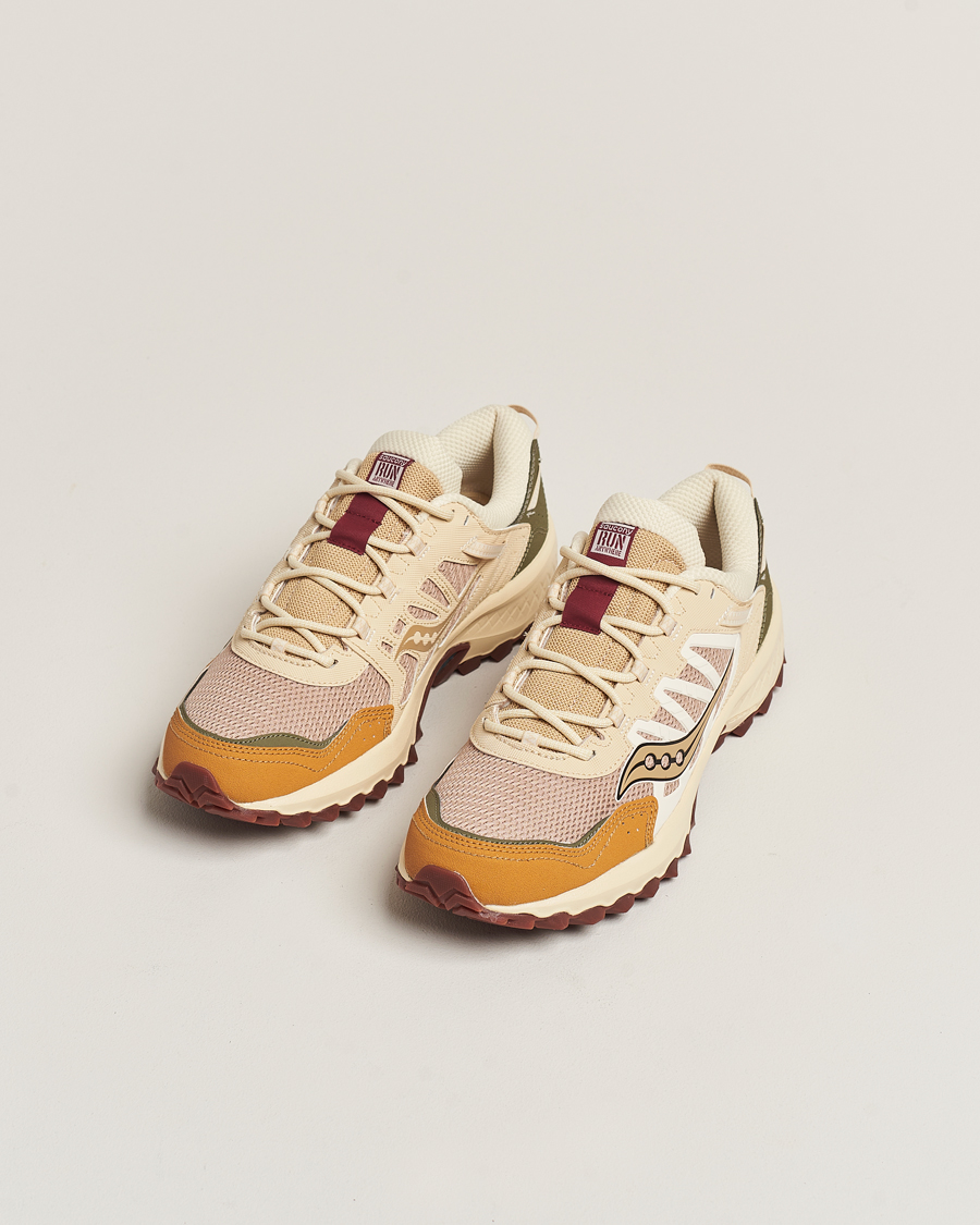 Homme |  | Saucony | Grid Peak Trail Sneaker Tan/Chino Green