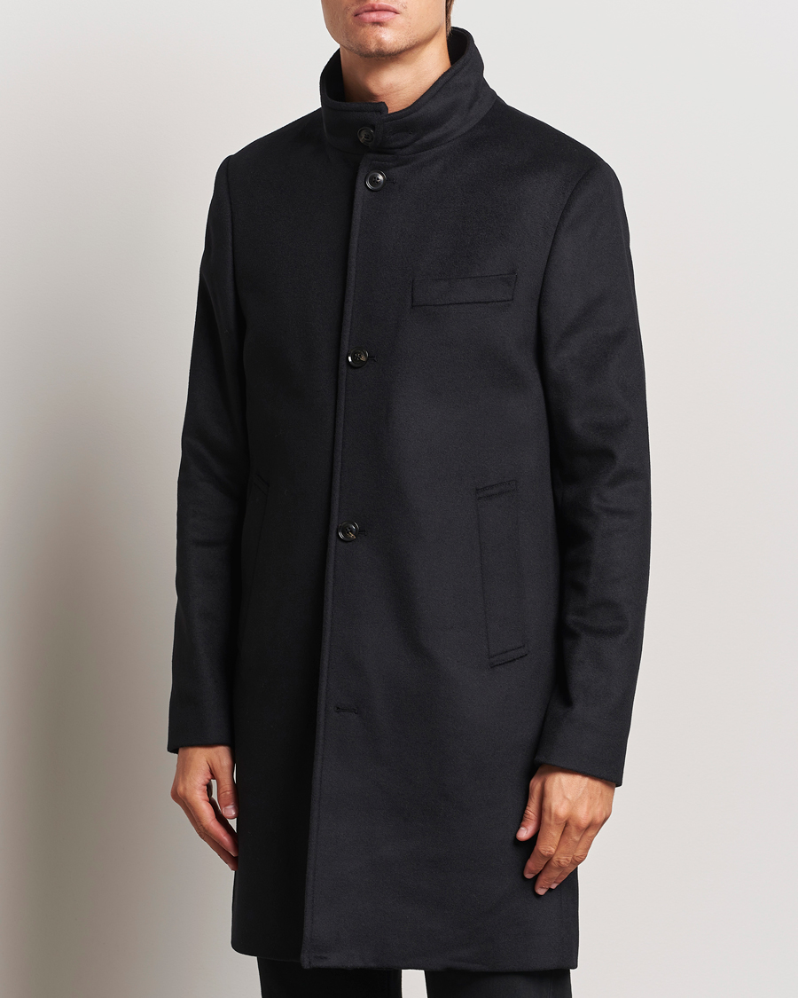 Homme | Business & Beyond - Casual | J.Lindeberg | Jesse Melton Cashmere Coat Black