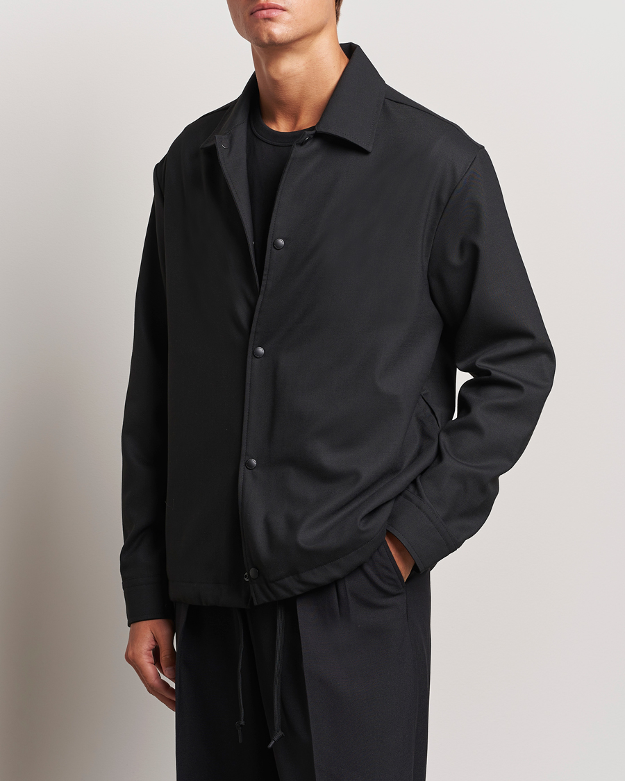 Homme |  | J.Lindeberg | Celian Coach Overshirt Black