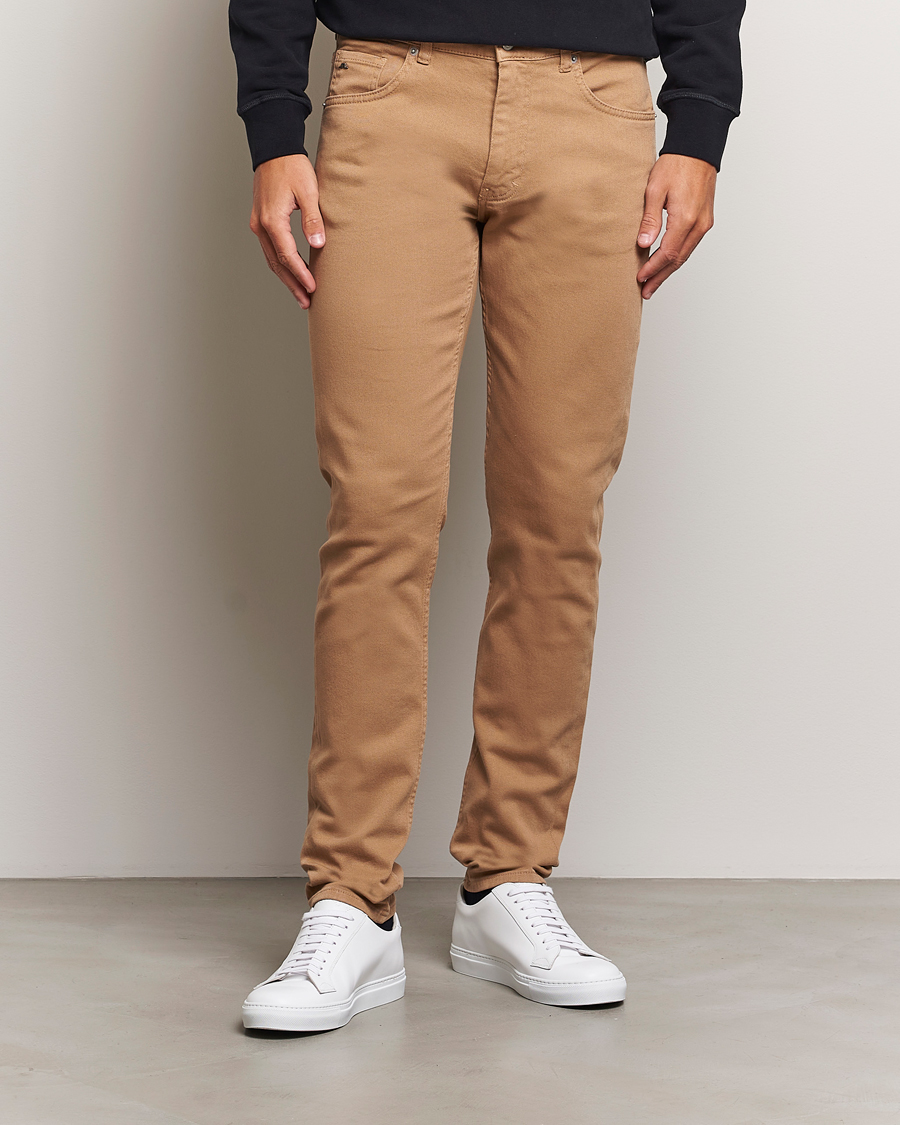 Homme |  | J.Lindeberg | Jay Solid Twill Stretch Jeans Tiger Brown