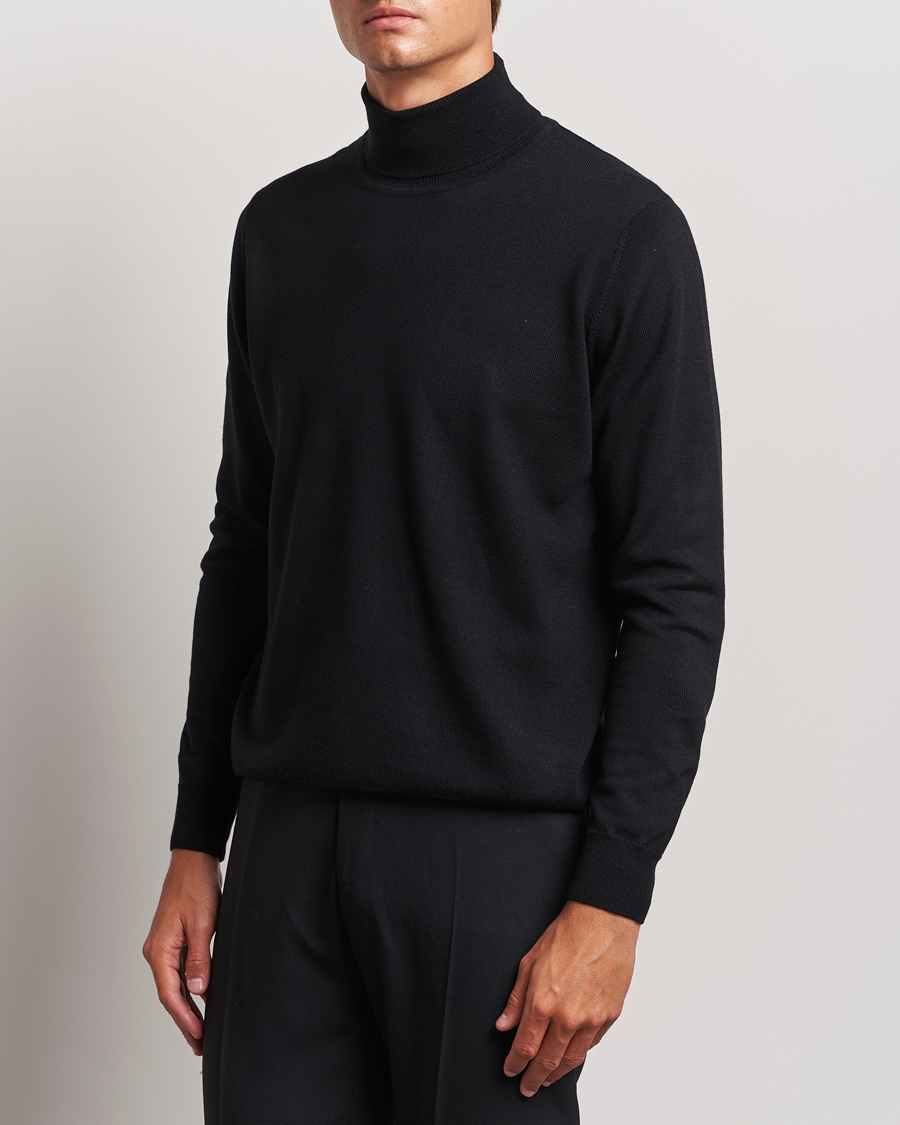 Homme | Business & Beyond - Casual | J.Lindeberg | Kaden Merino Turtleneck Black