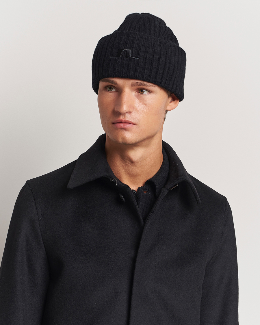 Homme |  | J.Lindeberg | Jive Wool Beanie Black