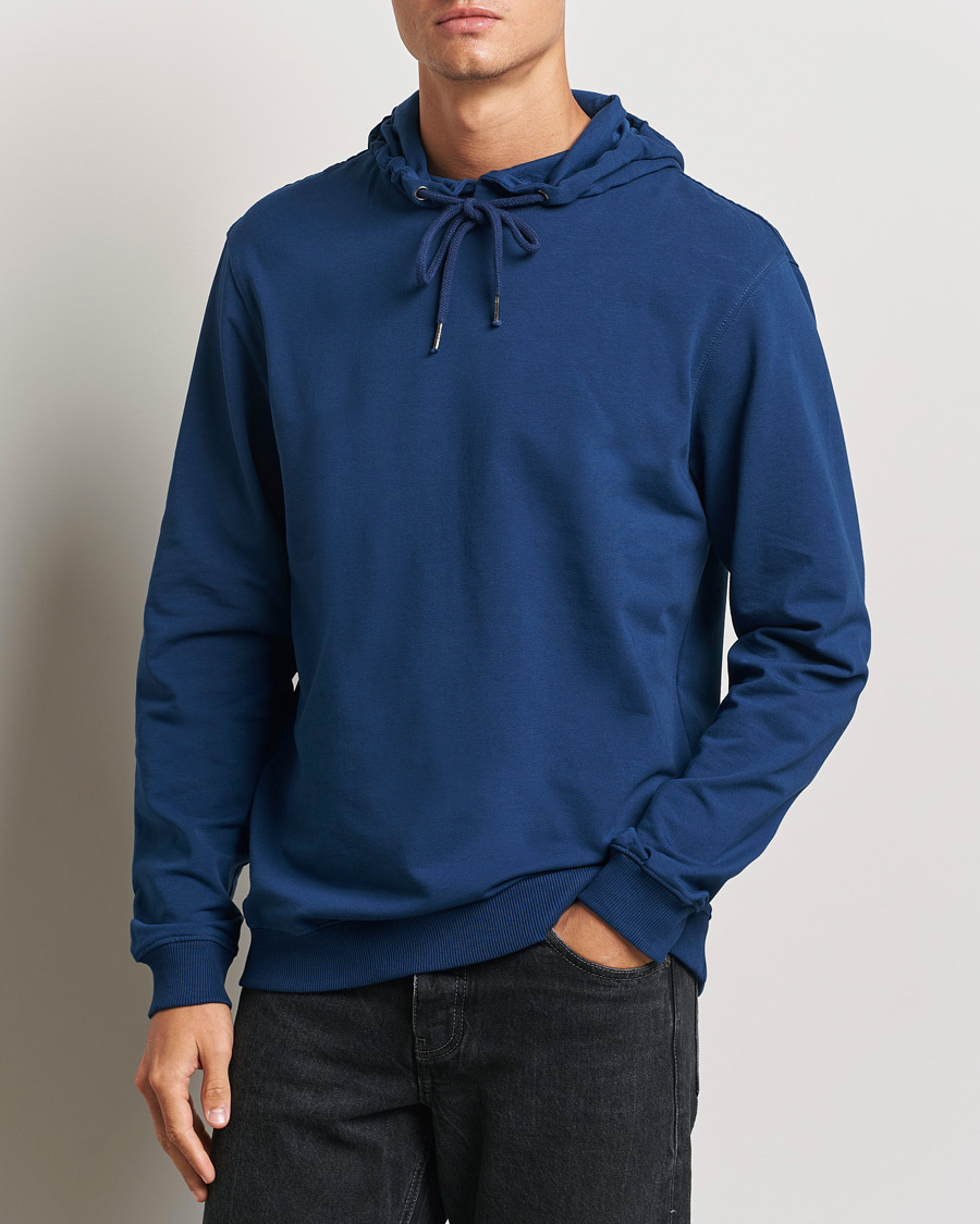 Homme |  | Bread & Boxers | Loungewear Hoodie Ink Blue