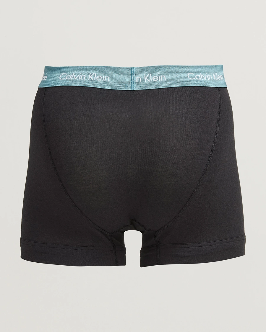 Homme |  | Calvin Klein | Cotton Stretch 3-Pack Trunk Black