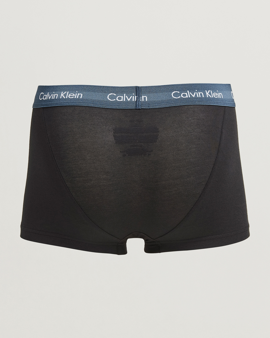 Homme |  | Calvin Klein | Cotton Stretch 3-Pack Low Rise Trunk Black