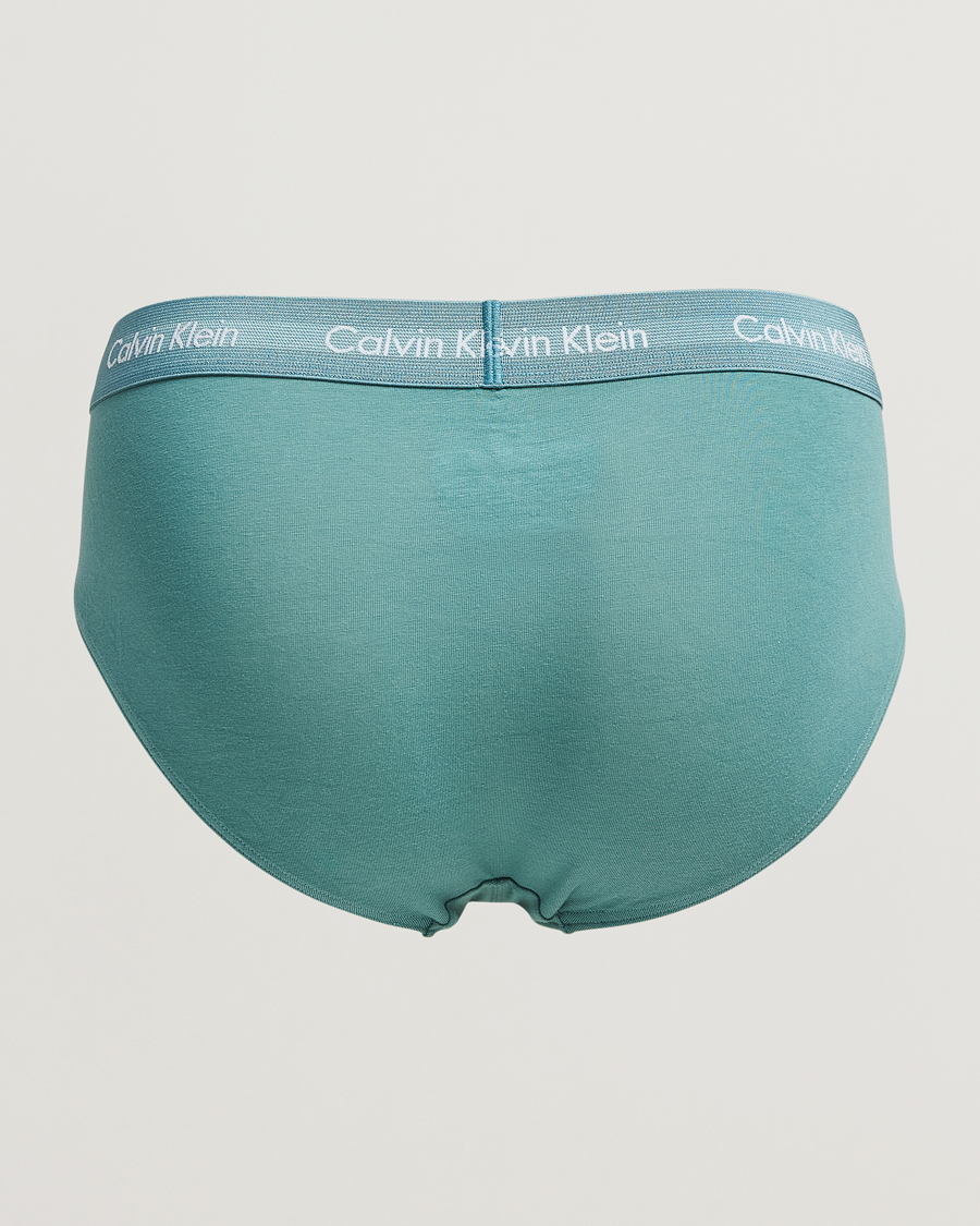 Homme |  | Calvin Klein | Cotton Stretch Hip Breif 3-Pack Black/Grey/Green