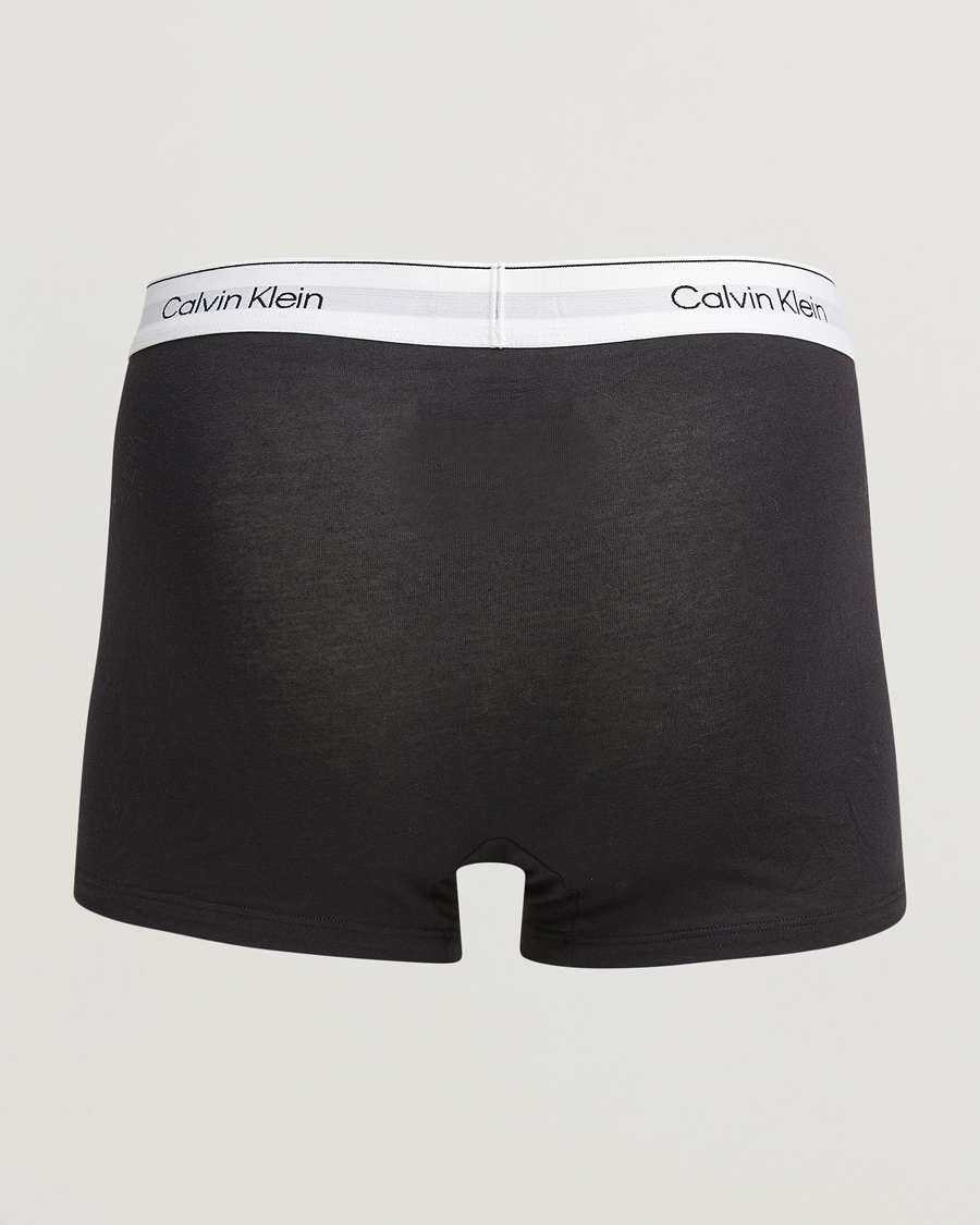 Homme |  | Calvin Klein | Icon Cotton Stretch 3-Pack Trunk Black