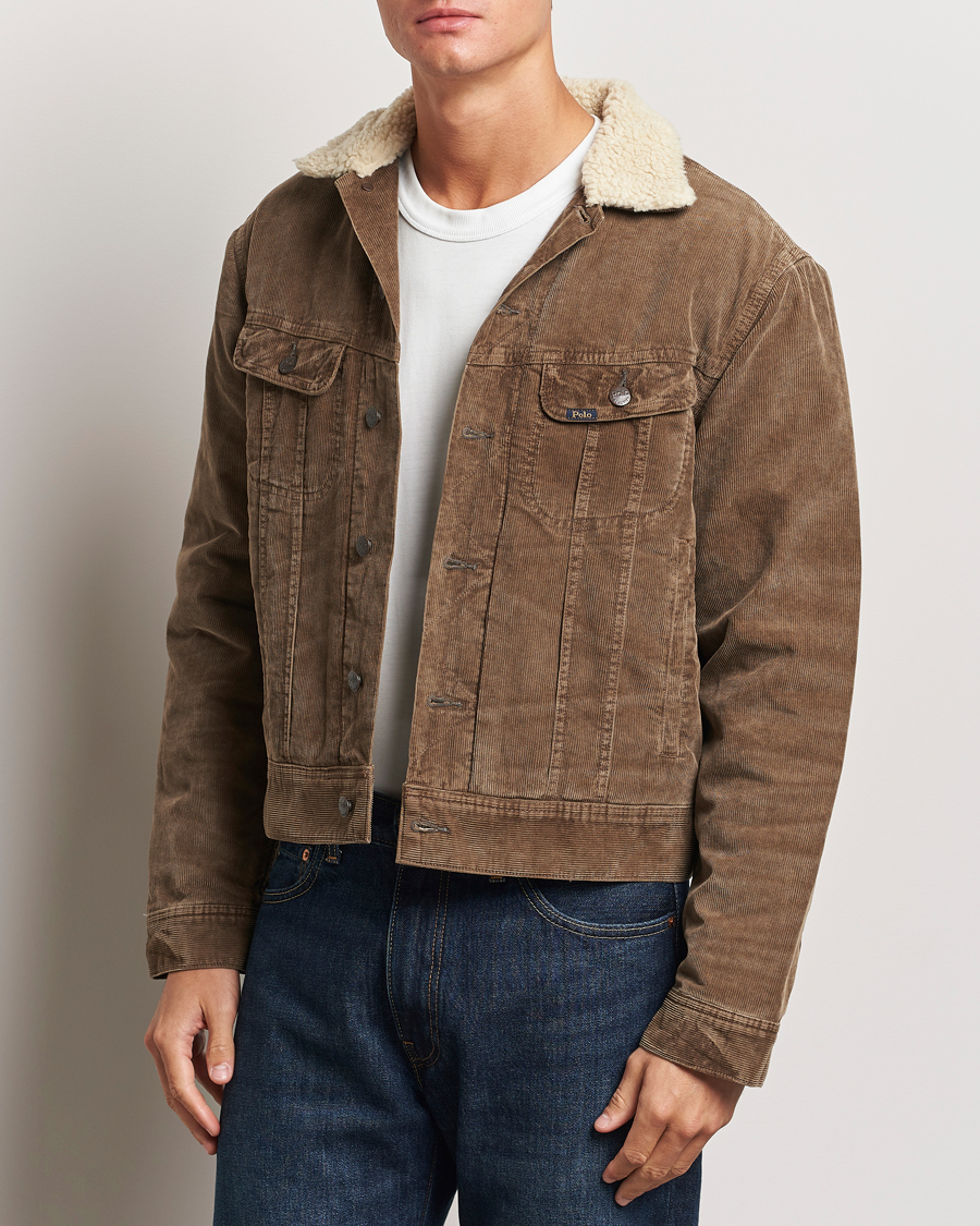 Homme |  | Polo Ralph Lauren | Heritage Rider Trucker Jacket Dunes