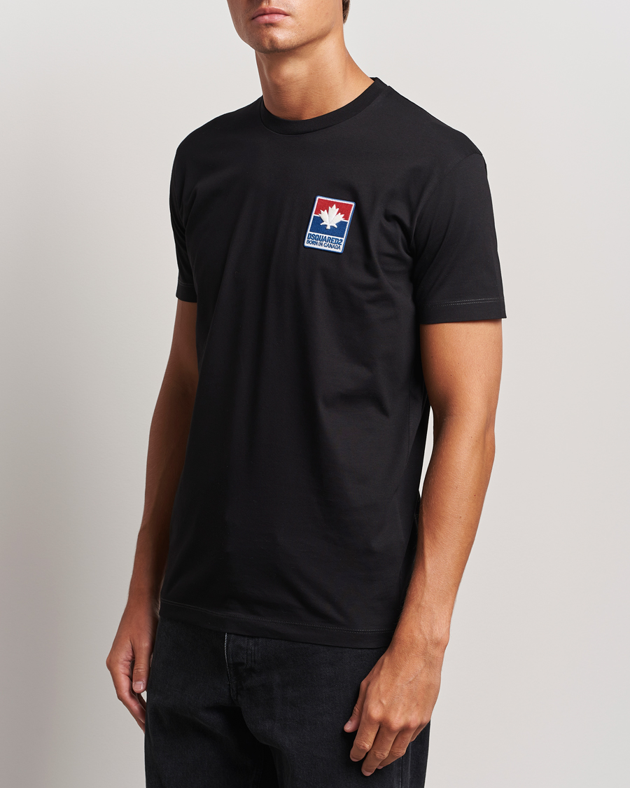 Homme | Vêtements | Dsquared2 | Cool Fit Leaf T-Shirt Black