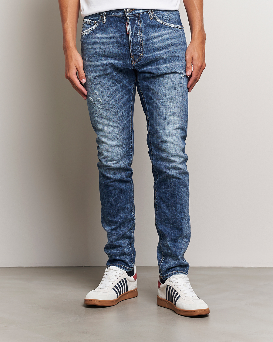 Homme | Luxury Brands | Dsquared2 | Cool Guy Jeans Medium Blue