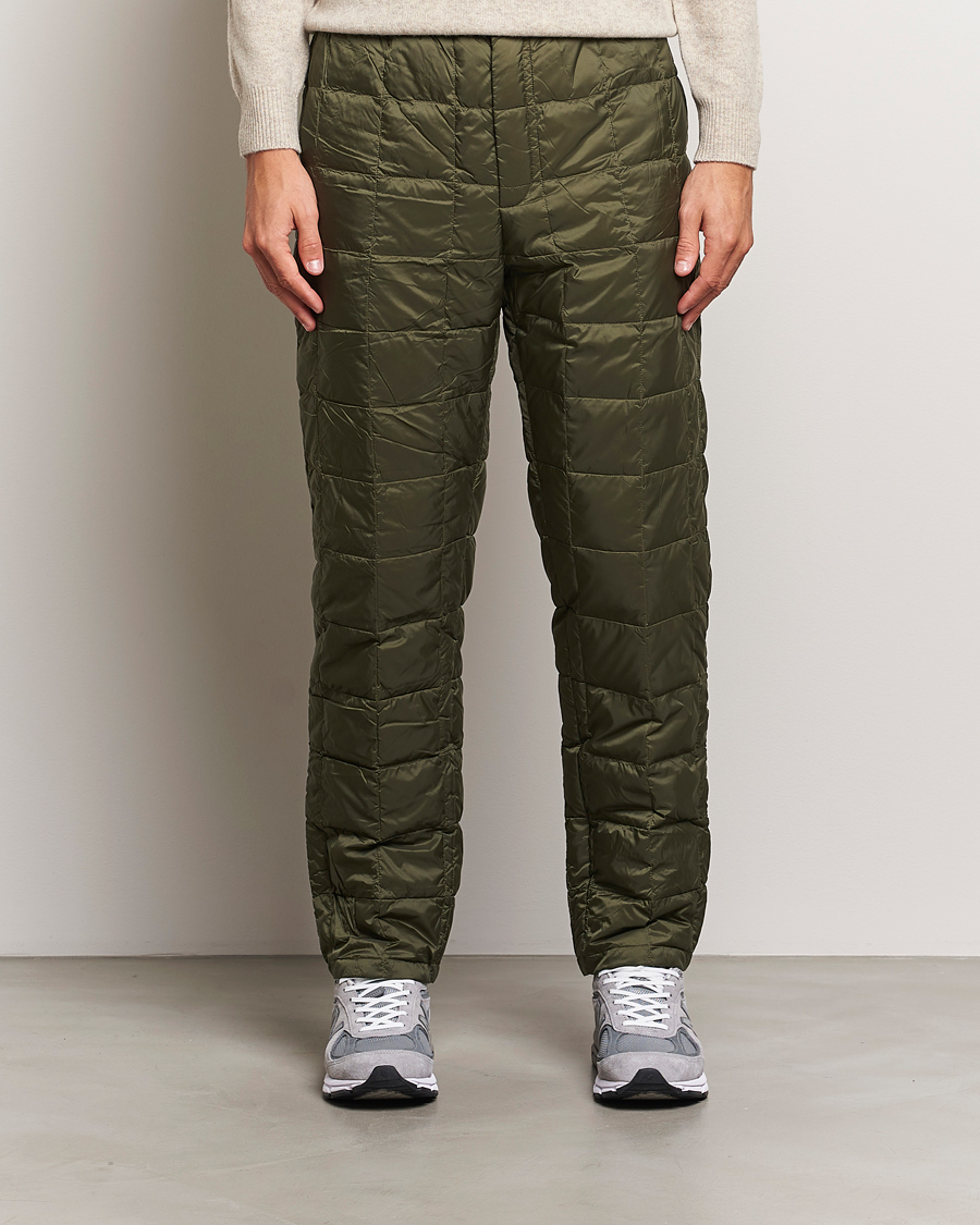 Homme | Pantalons Fonctionnels | TAION | Regular Straight Down Pants Dark Olive