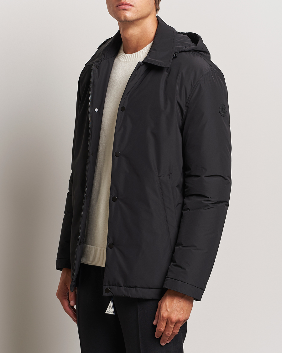 Homme |  | Moncler | Sella Nylon Coat Black