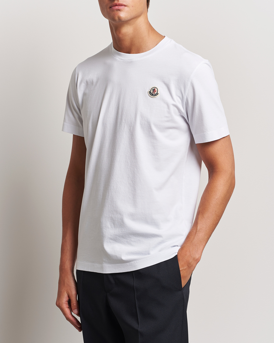 Homme | Moncler | Moncler | 3-Pack Logo T-Shirt White/Grey/Black