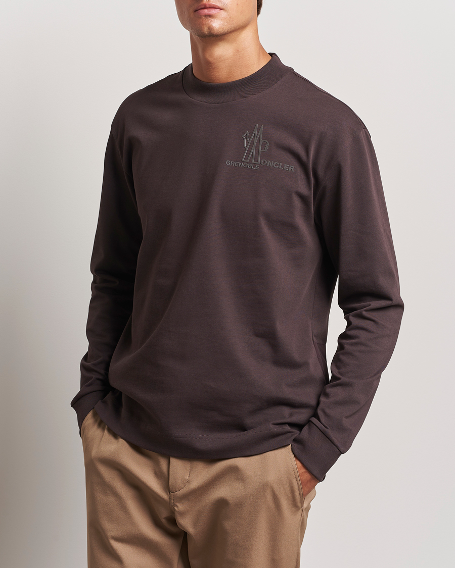 Homme | T-shirts À Manches Longues | Moncler Grenoble | Long Sleeve T-Shirt Brown