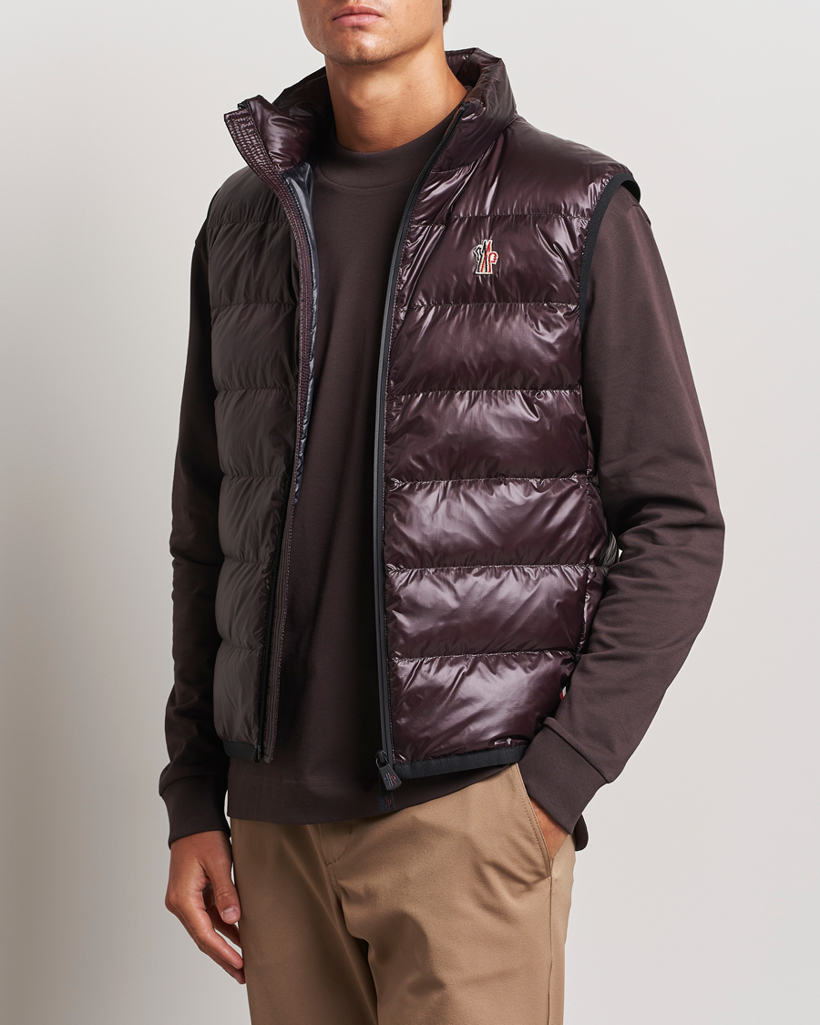 Homme |  | Moncler Grenoble | Down Vest Brown