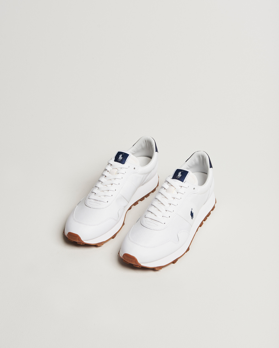 Homme |  | Polo Ralph Lauren | PRL Trail125 Sneaker White /Newport Navy