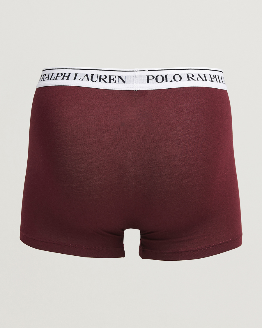 Homme |  | Polo Ralph Lauren | 3-Pack Brief Damson Red/Black/Fairway Green