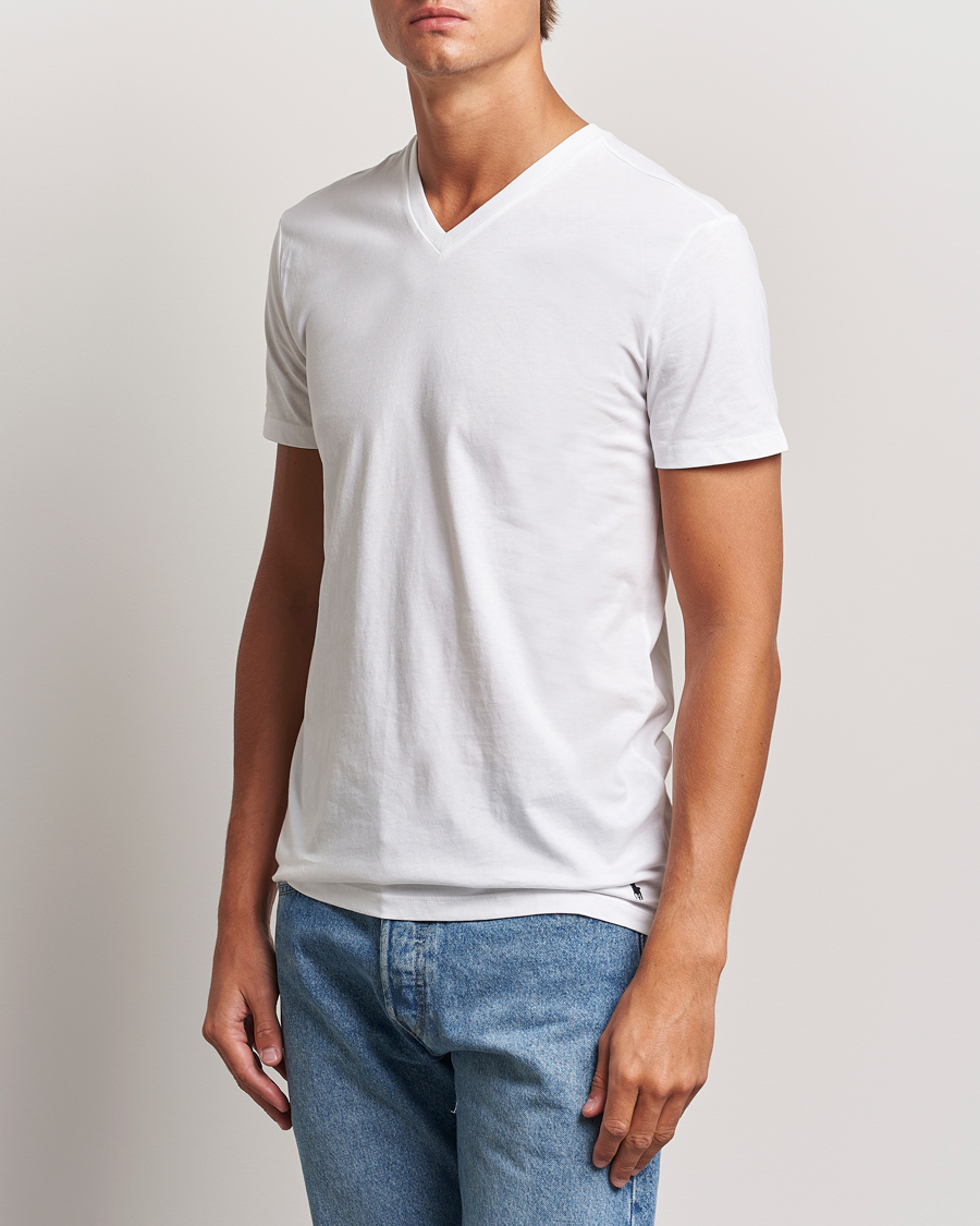 Homme |  | Polo Ralph Lauren | 3-Pack V Neck T-Shirt White