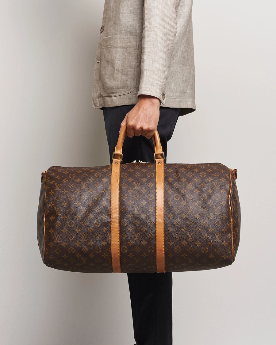 Homme | Louis Vuitton Pre-Owned | Louis Vuitton Pre-Owned | Keepall 50 Bag Monogram 