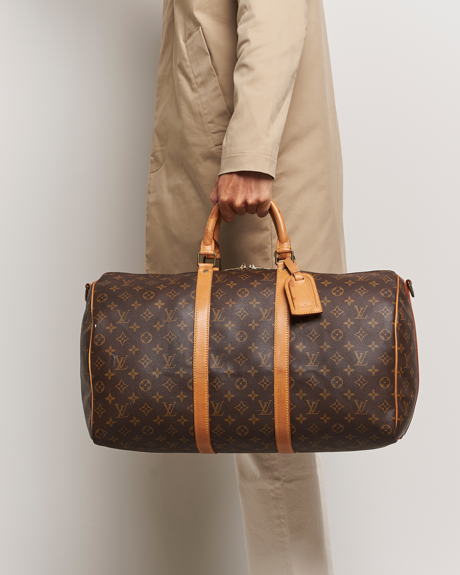 Homme | Louis Vuitton Pre-Owned | Louis Vuitton Pre-Owned | Keepall Bandoulière 50 Bag Monogram 