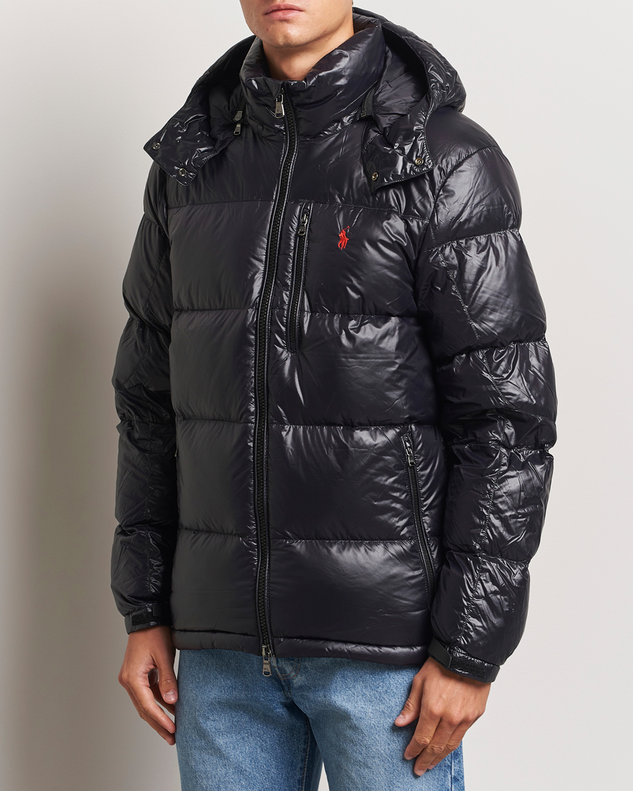 Homme |  | Polo Ralph Lauren | El Cap High Gloss Down Jacket Polo Black Glossy