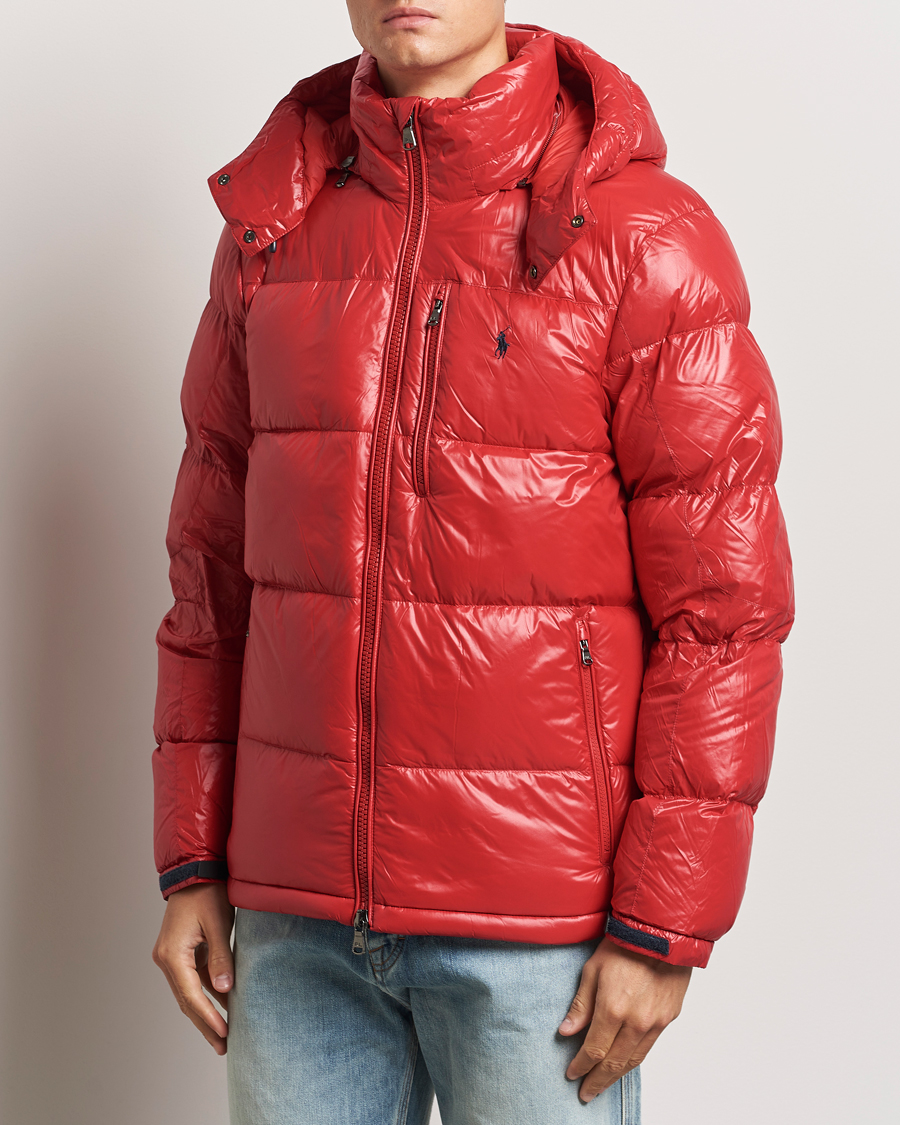 Homme |  | Polo Ralph Lauren | El Cap High Gloss Down Jacket RL 2000 Red Glossy