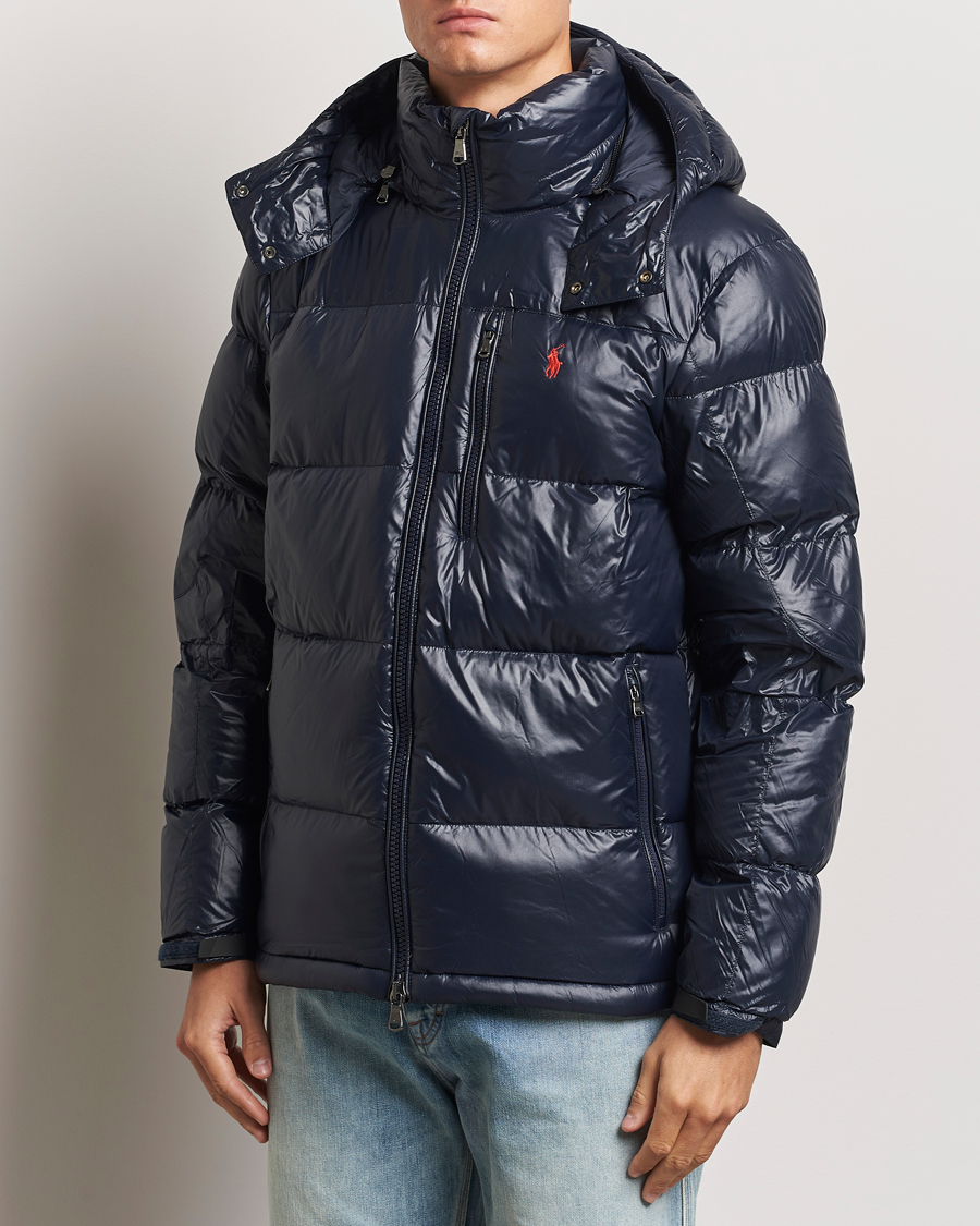 Homme |  | Polo Ralph Lauren | El Cap High Gloss Down Jacket Collection Navy Glossy