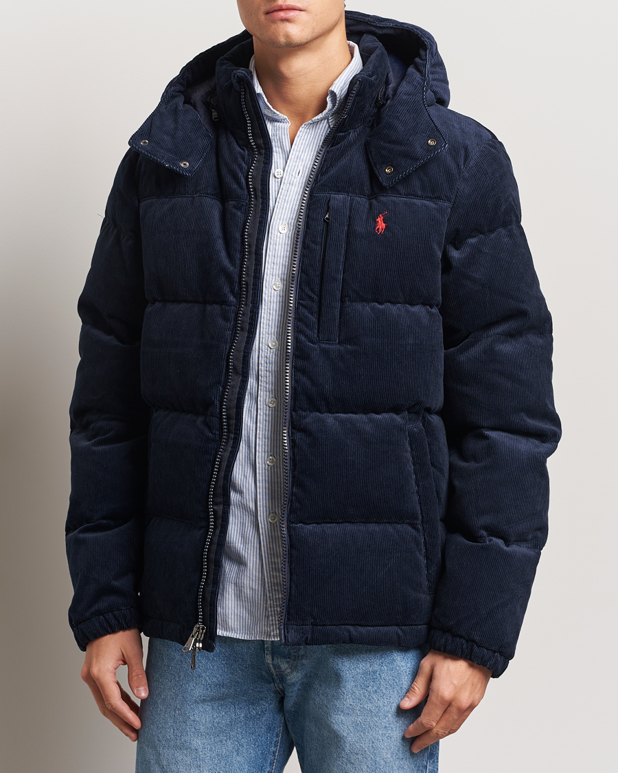 Homme |  | Polo Ralph Lauren | El Cap Corduroy Down Jacket Aviator Navy