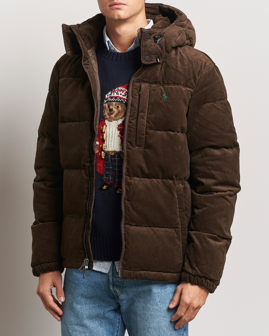 Homme |  | Polo Ralph Lauren | El Cap Corduroy Down Jacket Dark Beech