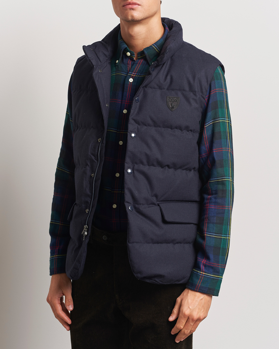 Homme |  | Polo Ralph Lauren | Dunn Wool Vest Collection Navy