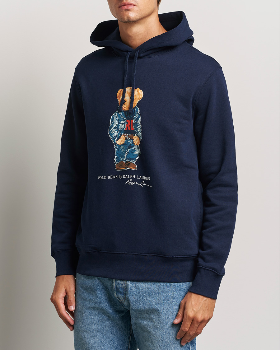 Homme |  | Polo Ralph Lauren | Pullover Hoodie Cruise Navy Denim Bear