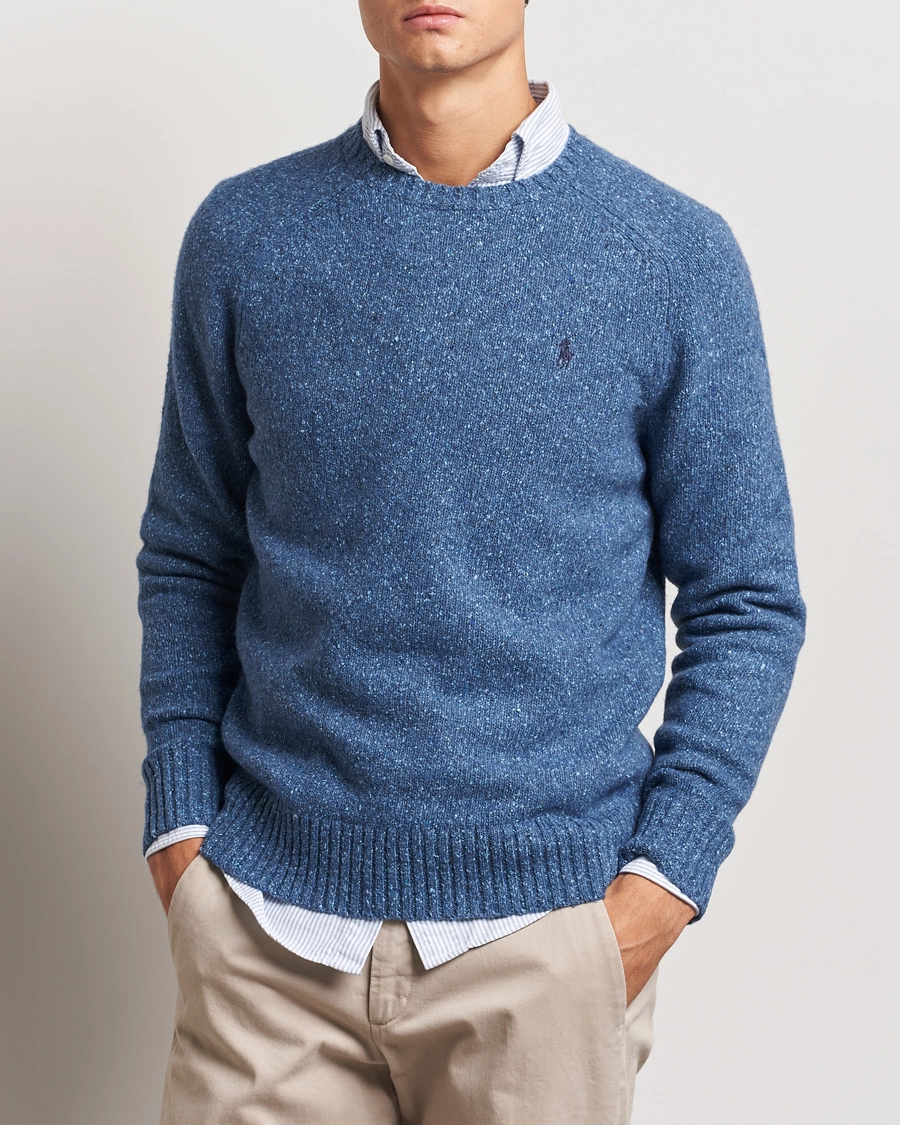 Homme |  | Polo Ralph Lauren | Donegal Sweater Chambrey Blue