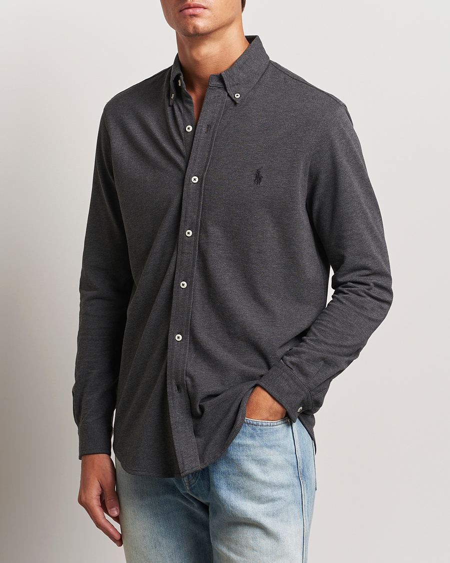 Homme |  | Polo Ralph Lauren | Featherweight Mesh Shirt Windsor Heather