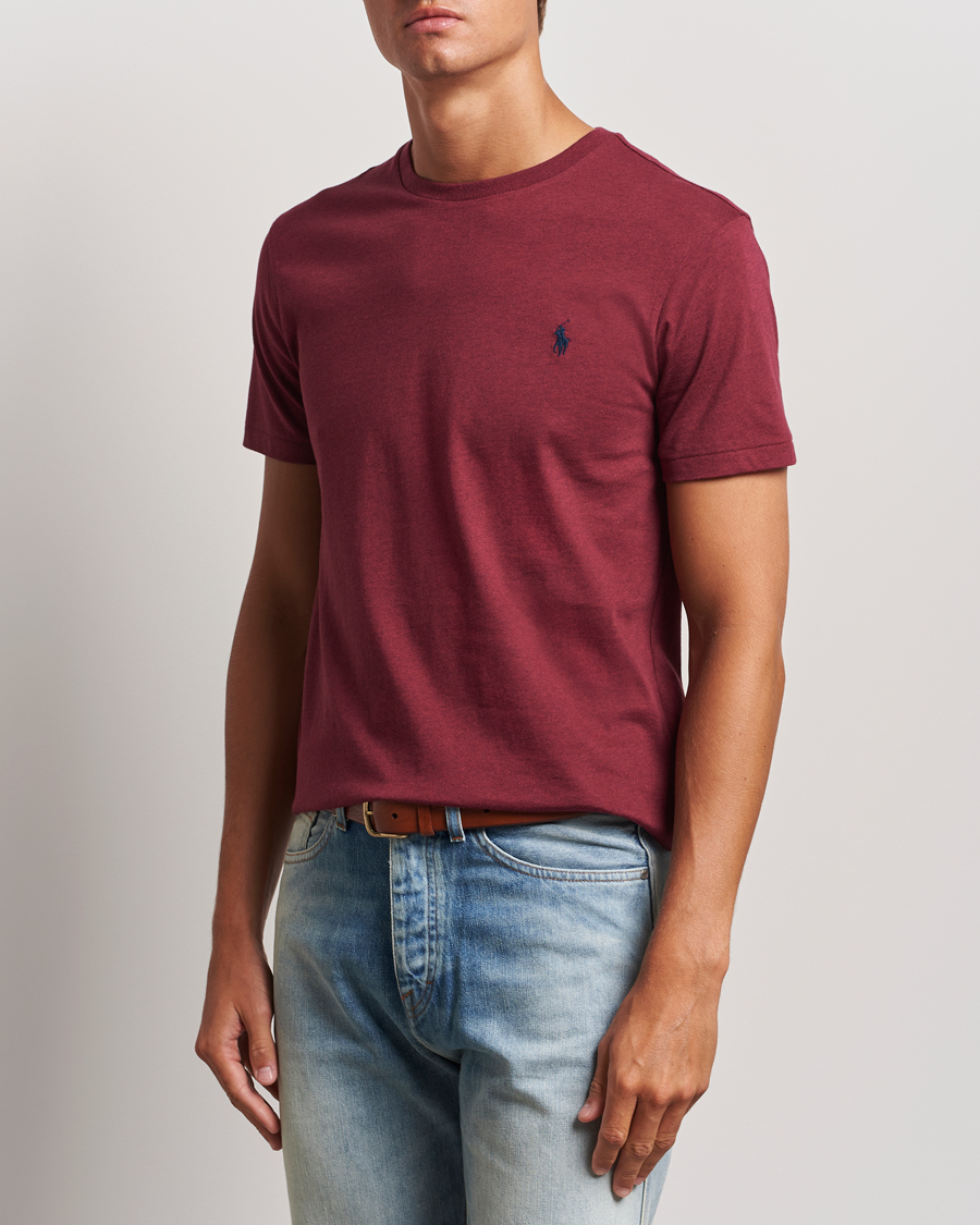 Homme |  | Polo Ralph Lauren | Custom Slim Fit Tee Vintage Port Heather