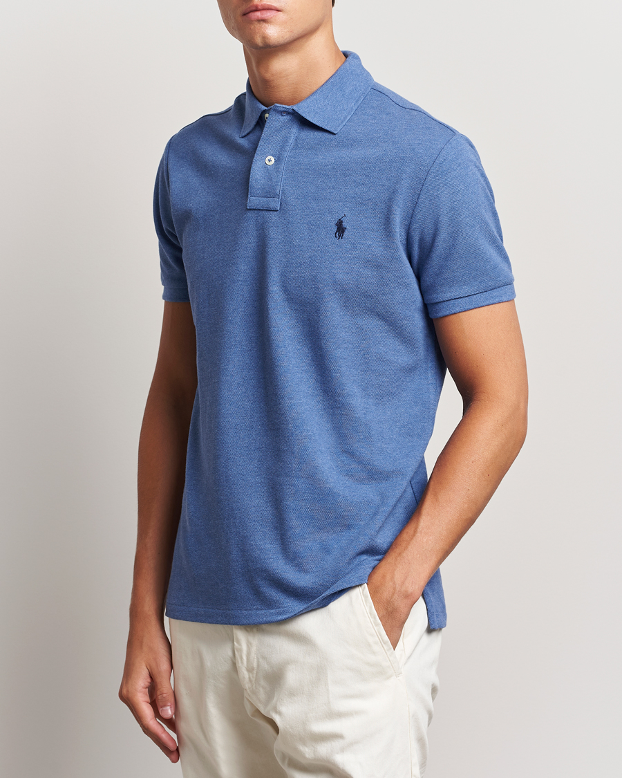 Homme |  | Polo Ralph Lauren | Custom Slim Fit Polo Faded Royal Heather