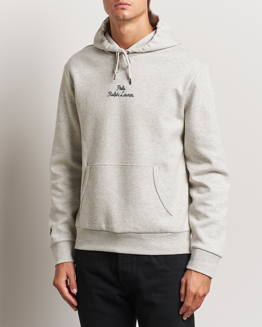 Homme |  | Polo Ralph Lauren | Central Logo Hoodie Lt Sport Heather