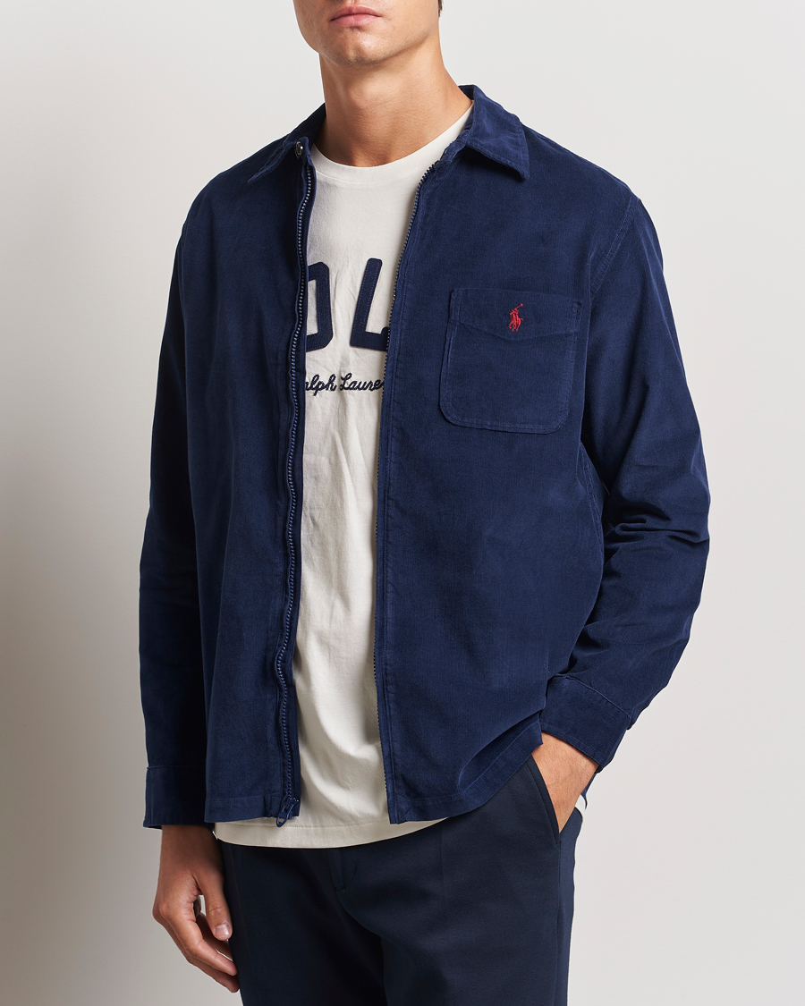 Homme |  | Polo Ralph Lauren | Corduroy Shirt Jacket Newport Navy