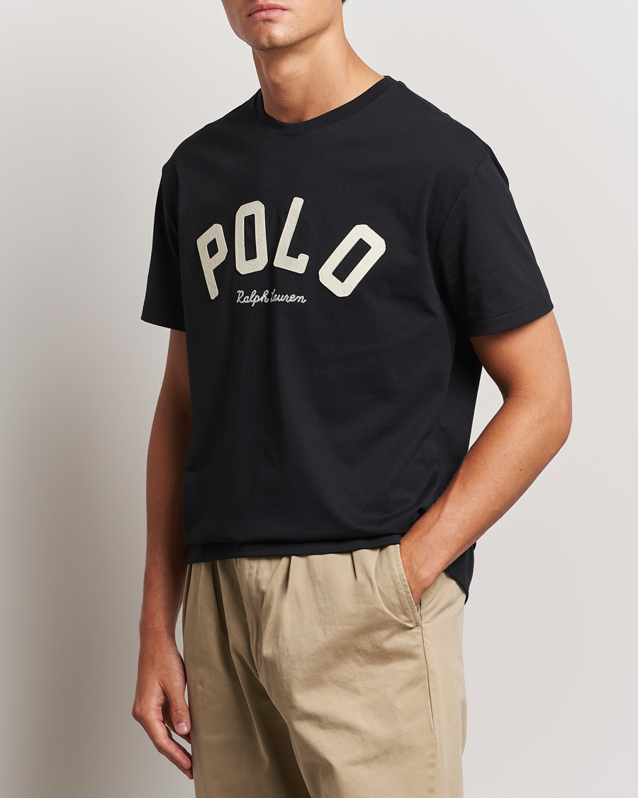 Homme |  | Polo Ralph Lauren | RL Varsity Tee Polo Black